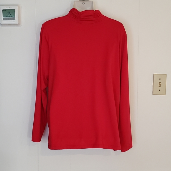 Susan Graver Turtleneck Top Size 1X - Picture 3 of 6